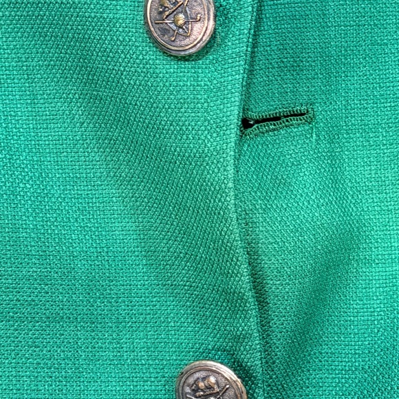 Hart Schaffner Marx Jack Nicklaus Golf Masters VINTAGE Green Blazer 35 R - Picture 4 of 11